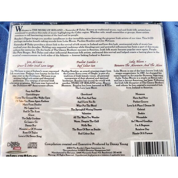 Music of Ireland Yesterday and Today 3 CD Set Irish Music Readers Digest Sealed - Picture 5 of 7